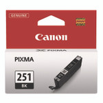 Canon 6513B001 (CLI-251) ChromaLife100+ Ink, 1,105 Page-Yield, Black