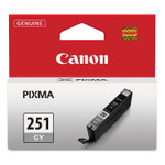 Canon 6517B001 (CLI-251) ChromaLife100+ Ink, 780 Page-Yield, Gray View Product Image