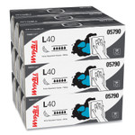 WypAll L40 Towels, POP-UP Box, 16.4 x 9.8, White, 100/Box, 9 Boxes/Carton