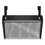 TRU RED Wire Mesh Wall File, Letter Size, 14.37" x 3.34", Black