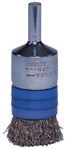 Weiler Banded Crimped Wire End Brushes  Stainless Steel  25 000 Rpm  1/2" X 0.006" (804-11110)