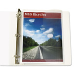 C-Line Poly Binder Pockets, 9.25 x 11.5, Clear, 5/Pack