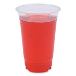 Boardwalk Clear Plastic Cold Cups, 20 oz, PET, 50 Cups/Sleeve, 20 Sleeves/Carton (BWKPET20) View Product Image