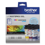 Brother LC30373PKS INKvestment Super High-Yield Ink, 1,500 Page-Yield, Cyan/Magenta/Yellow (BRTLC30373PKS) View Product Image