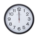 Universal Deluxe 13 1/2" Indoor/Outdoor Atomic Clock, 13.5" Overall Diameter, Black Case, 1 AA (sold separately) Product Image 