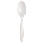 Dixie SmartStock Plastic Cutlery Refill, Teaspoon, 5.5", Series-B Mediumweight, White, 40/Pack, 24 Packs/Carton (DXESSS21P) View Product Image