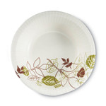 Dixie Pathways Heavyweight Paper Bowls, 20 oz, White/Green/Burgundy, 125/Pack