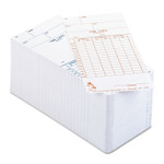Acroprint Time Clock Cards for Acroprint ATR120, Two Sides, 3.5 x 7, 250/Pack