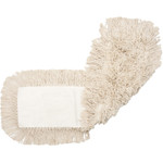 Genuine Joe Dust Mop Refill, Cotton, Launderable, 18"x5", 12/CT, Natural (GJO18500CT) View Product Image