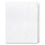 Avery Preprinted Legal Exhibit Side Tab Index Dividers, Allstate Style, 25-Tab, 26 to 50, 11 x 8.5, White, 1 Set, (1702) View Product Image