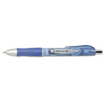 AbilityOne 7520016539300 SKILCRAFT Needle Point Roller Ball Pen, Retractable, Fine 0.5 mm, Blue Ink, Blue/White/Black Barrel, Dozen (NSN6539300) View Product Image