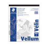 Staedtler Mars Translucent Vellum Art and Drafting Paper, 16 lb Bristol Weight, 8.5 x 11, 50/Pad (STD946811P) View Product Image