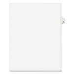 Avery Preprinted Legal Exhibit Side Tab Index Dividers, Avery Style, 10-Tab, 6, 11 x 8.5, White, 25/Pack (AVE11916) View Product Image