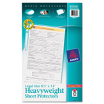 Avery Top-Load Polypropylene Sheet Protector, Heavy, Legal, Diamond Clear, 25/Pack (AVE73897) View Product Image