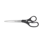 Westcott KleenEarth Basic Plastic Handle Scissors, 9" Long, 4.25" Cut Length, Black Straight Handle (ACM15586) View Product Image