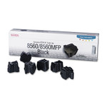 Xerox 108R00727 Solid Ink Stick, 6,800 Page-Yield, Black, 6/Box (XER108R00727) View Product Image