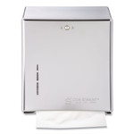 San Jamar C-Fold/Multifold Towel Dispenser, 11.38 x 4 x 14.75, Chrome (SJMT1900XC) View Product Image
