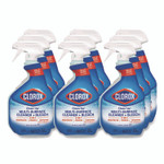Clorox Clean-Up Multi-Surface Cleaner with Bleach, 32 oz Spray Bottle, Rain Clean Scent, 9/Carton