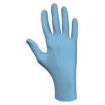 SHOWA N-Dex Disposable Nitrile Gloves, Powder Free, 4 mil, Large, Light Blue View Product Image