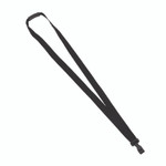 Advantus Breakaway Lanyard with Plastic Hook, 36" Long, Black, 12/Pack
