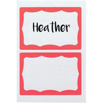 Advantus Color Border Adhesive Name Badges (AVT97189) View Product Image