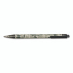AbilityOne 7520014575400, SKILCRAFT ACU-500 Ballpoint Pen, Retractable, Medium 1 mm, Black Ink, Camouflage Barrel, Dozen