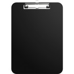 Business Source Clipboard, Shatterproof, Plastic, 9"x12-1/2"x4/5", Black (BSN49269) View Product Image