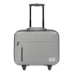 Solo Re:Start Underseat Rolling Case, 15.6", 16 x 6 x 14, Light Gray