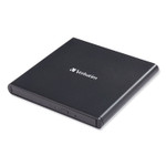 Verbatim External Slimline CD/DVD Writer, 8X DVD Write Speed/24X CD Write Speed