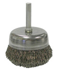 Uc-2 2" Crimped Wire Cupbrush- .0118- 1/4" Stem (804-14306)
