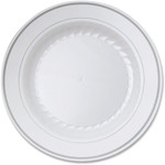 WNA Comet Plates, Round, Heavyweight Plastic, 10-1/4" Dia, 10/PK, WE (WNARSMP101210) Product Image 