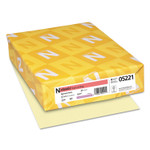 Neenah Paper CLASSIC Linen Stationery, 24 lb Bond Weight, 8.5 x 11, Baronial Ivory, 500/Ream (NEE05221) View Product Image