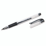 AbilityOne 7520014845250, SKILCRAFT AlphaGel Gel Pen, Stick, Medium 0.7 mm, Black Ink, Clear Barrel, Dozen