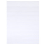 AbilityOne 7530015167581 SKILCRAFT Writing Pad, Narrow Rule, 100 White 8.5 x 11 Sheets, Dozen (NSN5167581) View Product Image