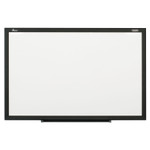 AbilityOne 7110016511292 SKILCRAFT Quartet Magnetic Steel Dry Erase Board, 60 x 36, White Surface, Black Aluminum Frame (NSN6511292) View Product Image