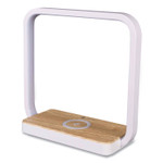 OttLite Wireless Charging Station with Night Light, USB, White