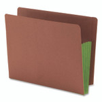 Smead Redrope Drop-Front End Tab File Pockets, Fully Lined 6.5" High Gussets, 3.5" Expansion, Letter Size, Redrope/Green, 10/Box