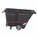 Rubbermaid Commercial 1 cu yd BRUTE Rotomolded Tilt Truck, 1,250 lb Capacity, Black