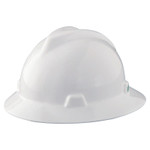 White V-Gard Slotted Hat (454-454733) View Product Image