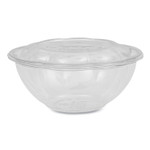 Eco-Products Renewable and Compostable Salad Bowls with Lids, 24 oz, Clear, Plastic, 50/Pack, 3 Packs/Carton View Product Image