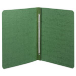 ACCO PRESSTEX Report Cover with Tyvek Reinforced Hinge, Side Bound, 2-Piece Prong Fastener, 8.5 x 11, 3" Capacity, Dark Green