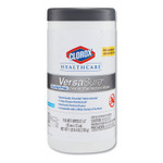 Clorox Healthcare VersaSure Cleaner Disinfectant Wipes, 1-Ply, 6.75 x 8, Fragranced, White, 150 Towels/Canister (CLO31758EA) View Product Image