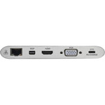 Tripp Lite USB-C Dock, Dual Display - 4K HDMI/mDP, VGA, USB 3.2 Gen 1, USB-A/C Hub, GbE, Memory Card, 100W PD Charging (TRPU442DOCK1) View Product Image