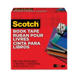 Scotch Book Tape, 3" Core, 1.5" x 15 yds, Clear (MMM845112) View Product Image
