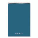 TOPS Docket Steno Pad, Gregg Rule, Forest Green Cover, 100 Canary-Yellow 6 x 9 Sheets