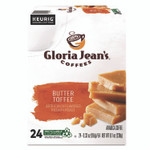 Gloria Jean's Butter Toffee Coffee K-Cups, 24/Box