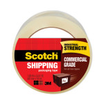 Scotch 3750 Commercial Grade Packaging Tape with ST-181 Pistol-Grip Dispenser, 3" Core, 1.88" x 54.6 yds, Clear, 36/Carton