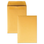 Quality Park Redi-Seal Catalog Envelope, #6, Cheese Blade Flap, Redi-Seal Adhesive Closure, 7.5 x 10.5, Brown Kraft, 250/Box