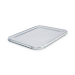 Boardwalk Aluminum Steam Table Pan Lids, Fits Half-Size Pan, Deep, 10.5 x 12.81 x 0.63, 100/Carton (BWKLIDSTEAMHF) View Product Image