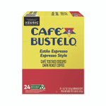 Caf Bustelo Espresso Style K-Cups, 24/Box